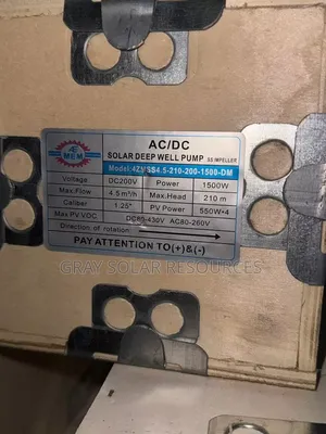 3hp Ac Dc Aemem Solar Submersible Sumo Pump