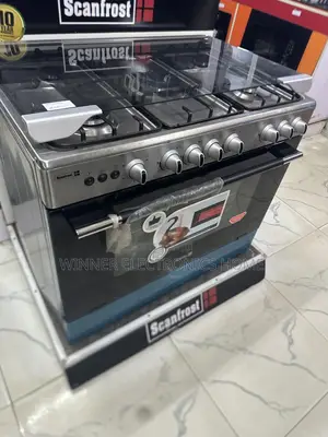 Scanfrost 60 by 90 Standing Gas Cooker 5burner With Warranty