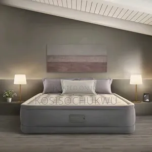 Intex Queen Prem Airbed 152x203x46 Cm With Built-in Pump
