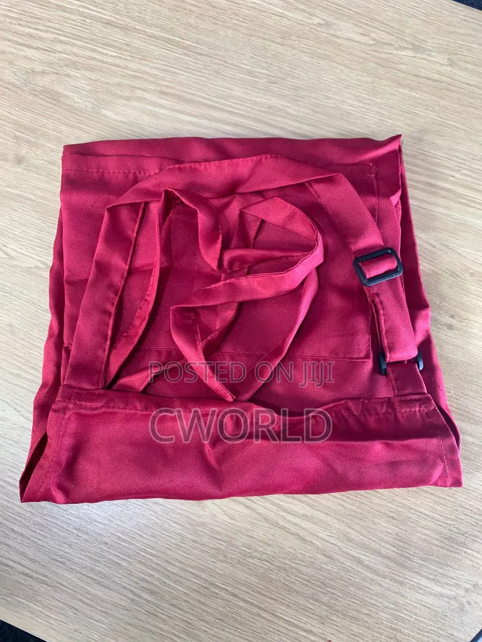 A Solid Red Apron