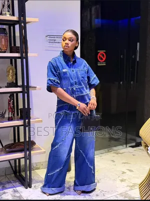 Ladies Palazzo Trousers Jeans 2pcs