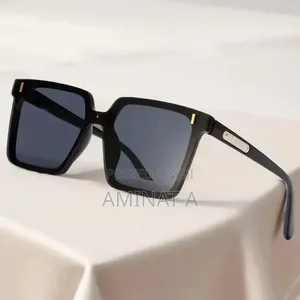 Unisex Full Frame Black Tr Sunglasses