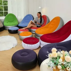 Inflatable Sofa With Foot Rest