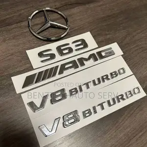 V8 Biturbo ,Amg,G63 Emblem for Mercedes Benz