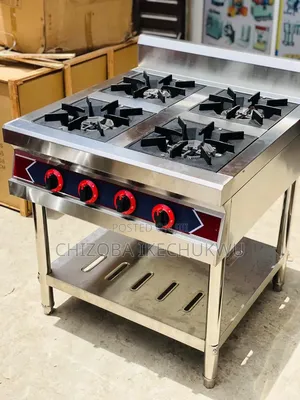 Four Burners Cooker Without Oven (Red Nob)