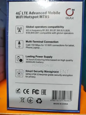Olax Mt85 Wifi 6 4g Lte Advanced Mobile Wifi. 300mbps