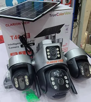 Intelligent Powered 4 Lens Solar Camera