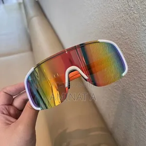 Rainbow Unisex Shield Sunglasses