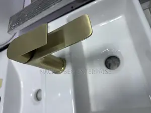 Brush Gold Basin Tap
