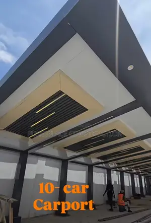 Contemporary Cladded With Light Modern Carports in Different Style