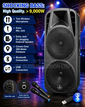 Audioking Public Address System Double 15inches
