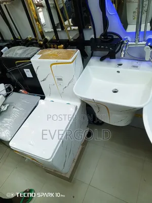 Water Closet With Wash Hand Basin