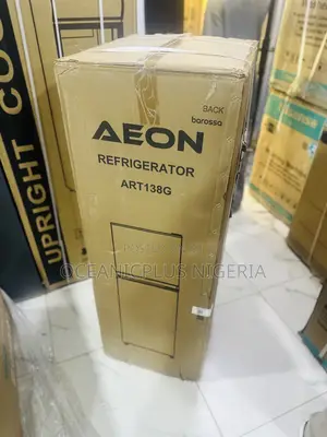 Aeon Art138g Double Compartment Refrigerator 138l