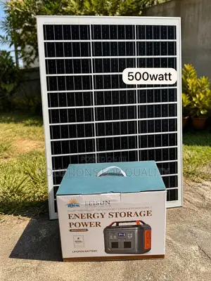 Solar Energy Storage System 500watts Fan Laptop Tv Bob