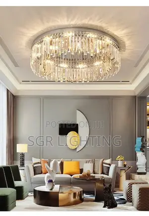 Light Luxury Crystal Modern Bedroom Led Ceiling Chandelier Lamp