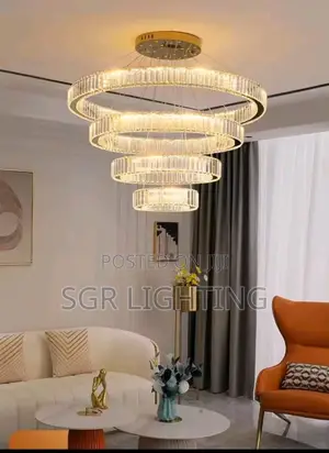Light Luxury Crystal Modern Bedroom Led Ceiling Chandelier Lamp