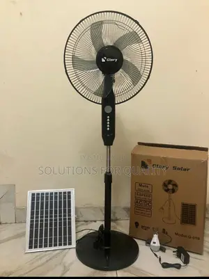 18inches Solar Rechargeable Fan Glory Solar High Quality