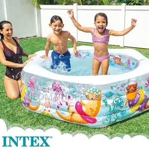 Intex Wet Set Collection Deluxe Happy Otter Inflatable Pool