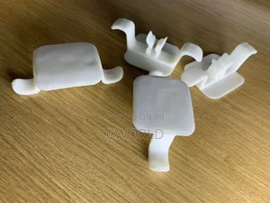 White Adhesive Wall Hooks – 4pcs