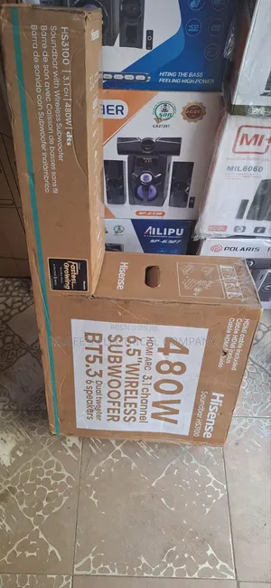 Hisense 480watts Soundbar With Bassy Woofer