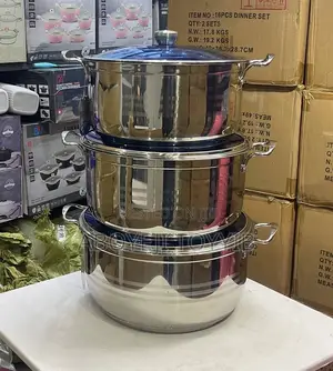 High Quality Stainless Steel Cookware 30,32 and 34cm