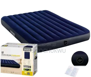 Intex Air Bed (60"X80"X10") Classic Downy Airbed Dura Beam