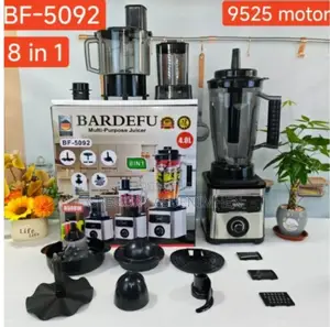 Bardefu 8 in 1 Industrial Blender - Motor Pure Copper - 4l - 9500w