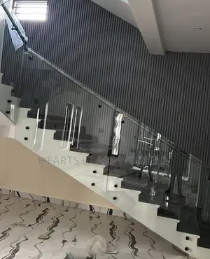 Glass Railing Installation With Stainless Steel Standoff Pins