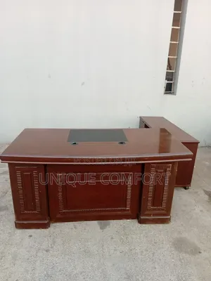 Imported Very Sturdy Executive Office Table,Extension and Side Drawer