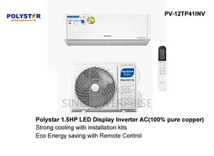 Polystar 1.5hp Inverter Split Unit Air Conditioner With Kit Pv-12inv41