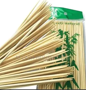 100 Falcon Bamboo Skewers Wooden BBQ Sticks