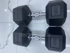 15kg Hexagonal Dumbbells