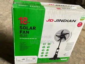 18inches Solar Rechargeable Fan Jd Jindian