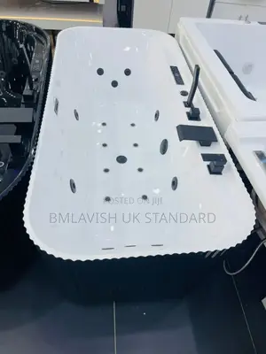 Single Jacuzzi With Black Accessories