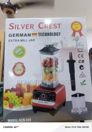 Silver Crest Blender 3l With Additional Mill Attachment