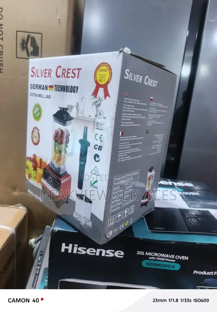 Silver Crest 3l Blender and Mill Jar Bundle