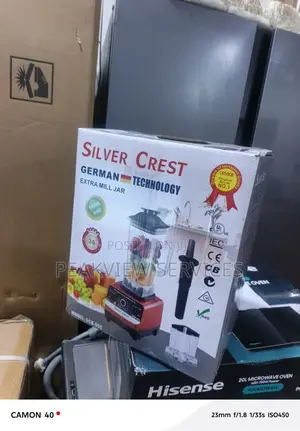 Silver Crest 3l Blender With Secondary Grinding Jar
