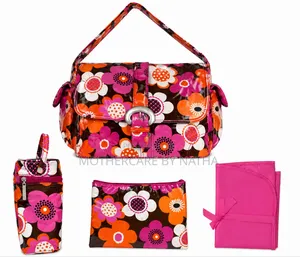 Laminated Diaper Bag Set (Floral Edition)