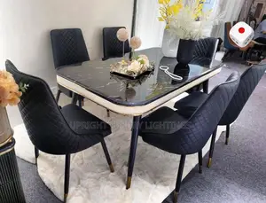Luxury Dining Table Set With 6 Chairs