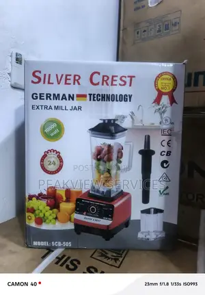 Silver Crest 3l Blender Dual Jar System