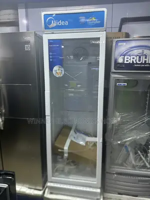 Midea Showcase Fridge 523 Liters Standing Glass Fridge