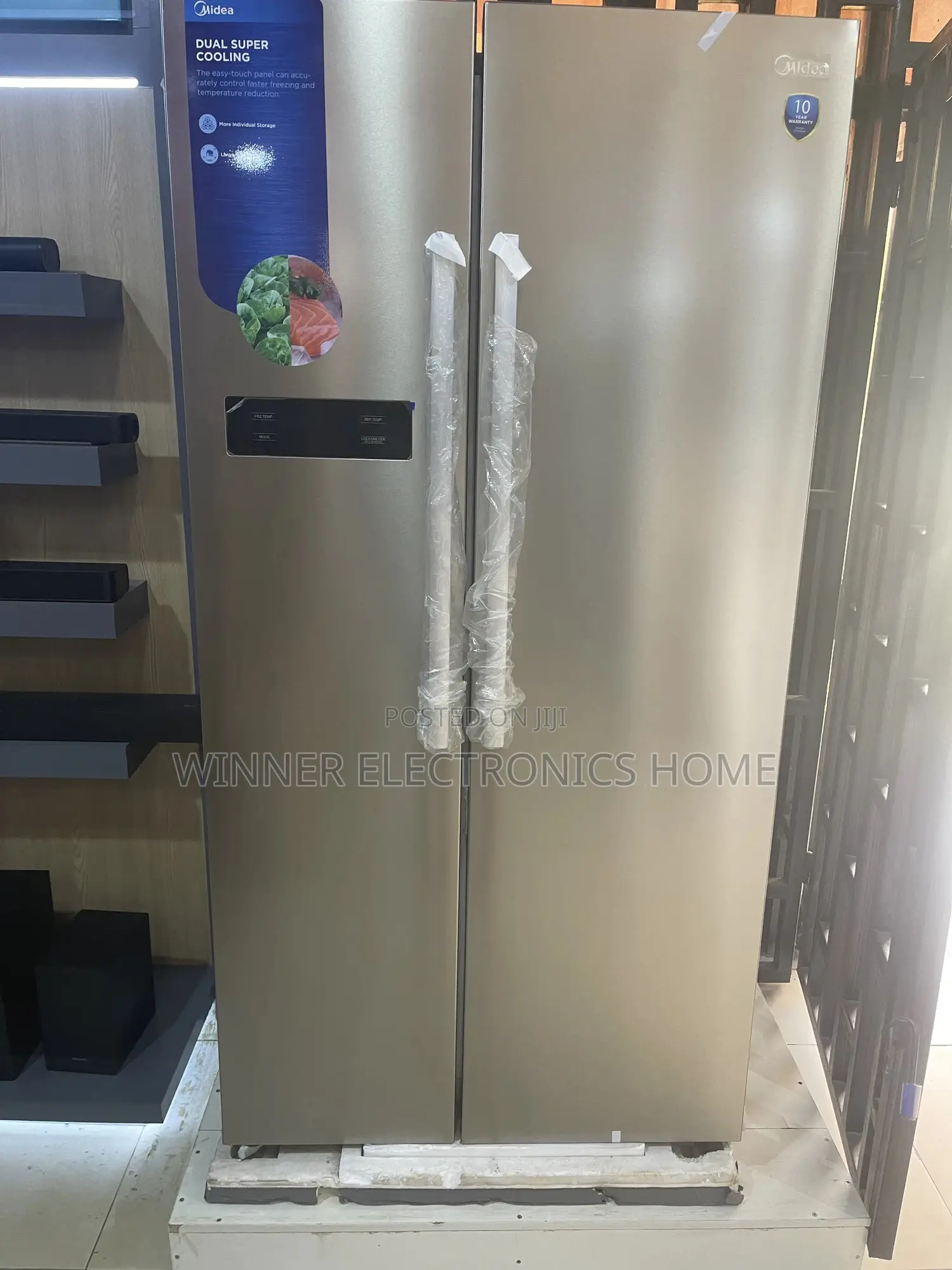 Midea Side by Side Refrigerator