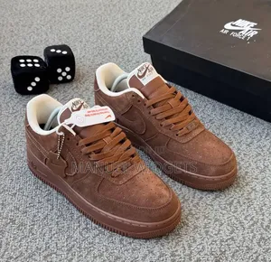 Nike Air Force Brown Design Sneakers – Premium Quality