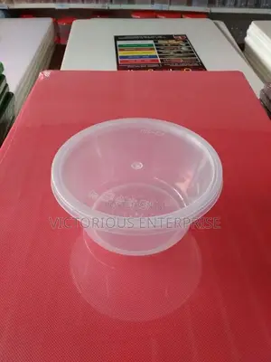 Clear Plastic Bowl for Skincare Cosmetic Packaging