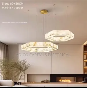 Round Drop Chandelier Light