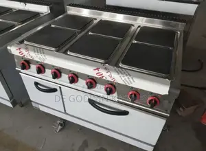 Six Burners Electric 380v Cooker With Oven