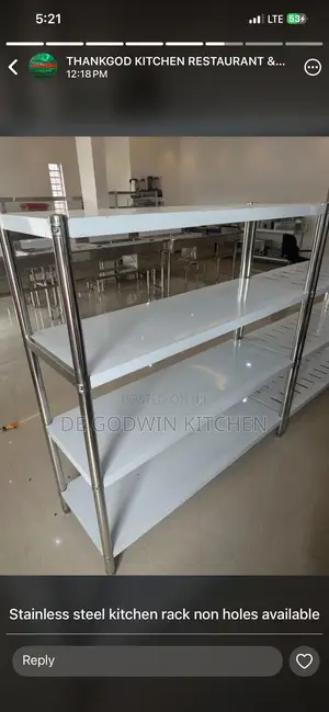 5ft Stainless Steel Smooth Rack