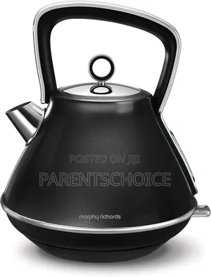 Morphy Richards Evoke Pyramid Kettle Black 3000w 1.5l