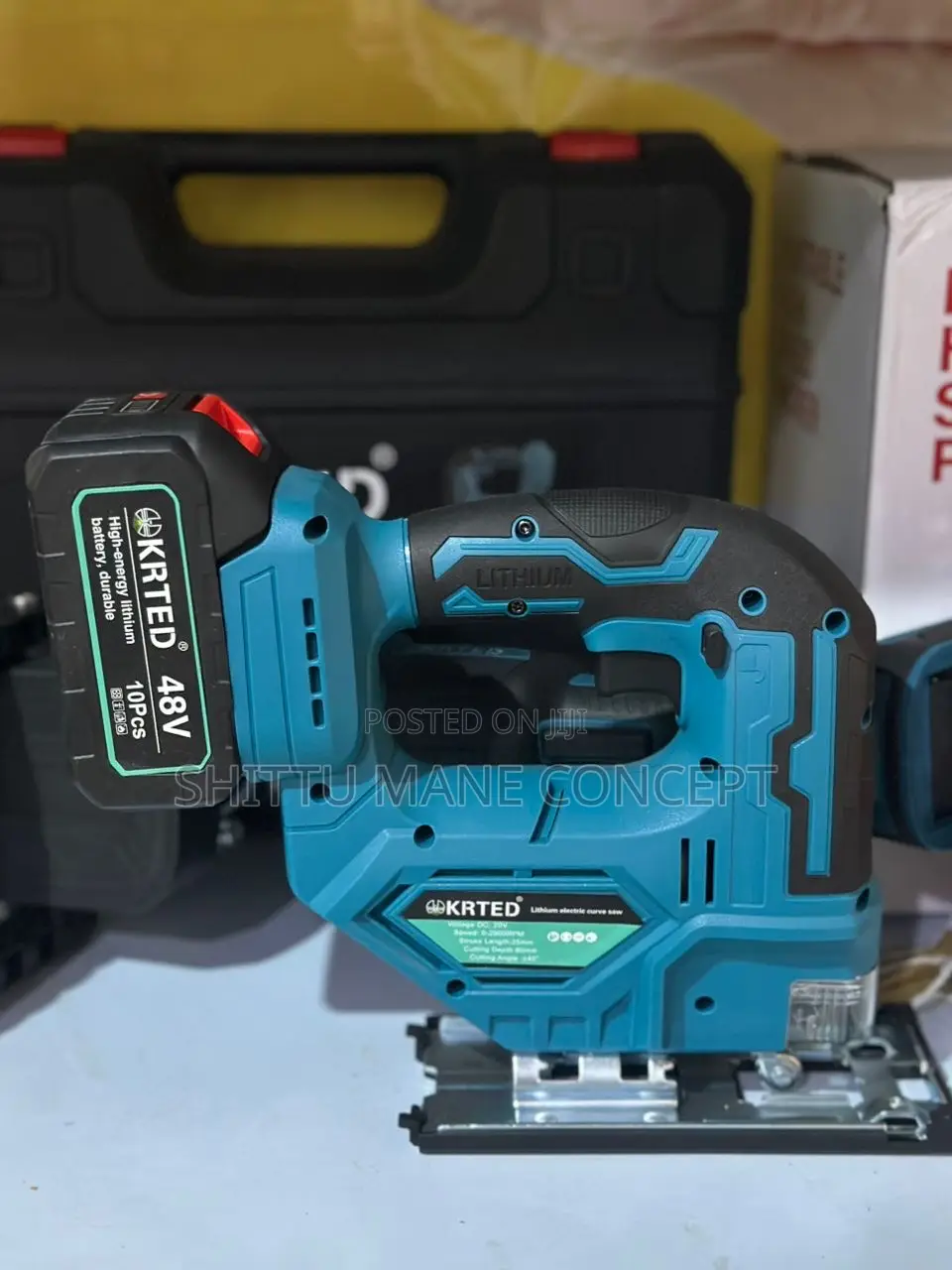Cordless Jig Saw Machine Krted - 48volt