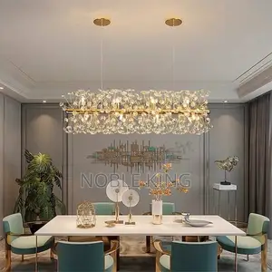 Designer Dandelion Crystal Pendant Chandeliers for Living Room Kitchen